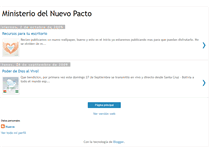 Tablet Screenshot of nuevopactopoderdedios.blogspot.com