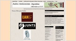 Desktop Screenshot of judiosantisionistasargentina.blogspot.com