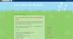 Desktop Screenshot of lascosasderoman.blogspot.com