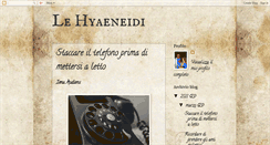Desktop Screenshot of hyaeneidi.blogspot.com