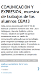 Mobile Screenshot of cem13expocomunicyexpresion.blogspot.com