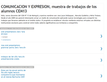 Tablet Screenshot of cem13expocomunicyexpresion.blogspot.com