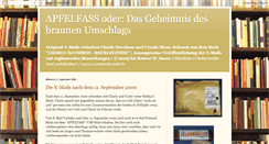 Desktop Screenshot of apfelfass.blogspot.com