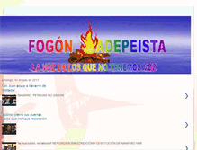 Tablet Screenshot of fogonadepeista.blogspot.com