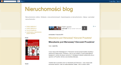 Desktop Screenshot of nieruchomosciblog.blogspot.com