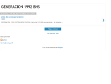 Tablet Screenshot of generacion1992bhs.blogspot.com