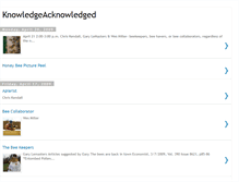 Tablet Screenshot of knowledgeacknowledged.blogspot.com