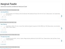 Tablet Screenshot of marginalfoodie.blogspot.com