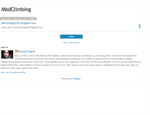 Tablet Screenshot of mbdclimbing.blogspot.com