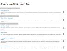 Tablet Screenshot of abnehmen-mit-gruenen-tee.blogspot.com
