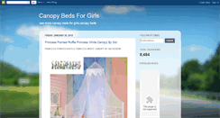 Desktop Screenshot of canopybedsforgirls.blogspot.com