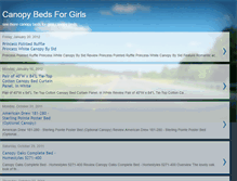 Tablet Screenshot of canopybedsforgirls.blogspot.com