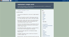 Desktop Screenshot of anakzaman.blogspot.com