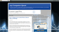 Desktop Screenshot of mycompuquest.blogspot.com