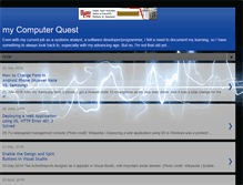 Tablet Screenshot of mycompuquest.blogspot.com