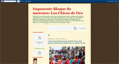 Desktop Screenshot of chicosdeoro.blogspot.com