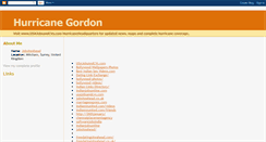 Desktop Screenshot of hurricanegordon1.blogspot.com