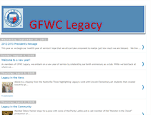 Tablet Screenshot of gfwclegacy.blogspot.com