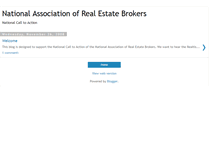 Tablet Screenshot of narebcalltoaction.blogspot.com