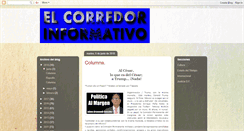 Desktop Screenshot of elcorredorinformativo.blogspot.com