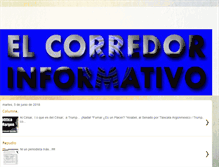 Tablet Screenshot of elcorredorinformativo.blogspot.com