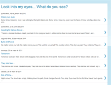 Tablet Screenshot of eyesofyours.blogspot.com