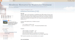 Desktop Screenshot of membranebioreactor.blogspot.com
