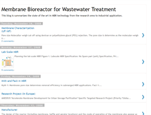 Tablet Screenshot of membranebioreactor.blogspot.com