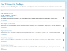 Tablet Screenshot of carinsurancetodays.blogspot.com