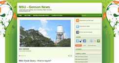 Desktop Screenshot of msu-gensan-updates.blogspot.com