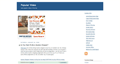 Desktop Screenshot of popularvideo.blogspot.com