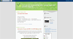 Desktop Screenshot of jualanhalal.blogspot.com