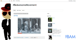 Desktop Screenshot of beawesomemovement.blogspot.com