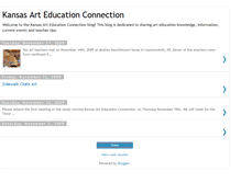 Tablet Screenshot of kansasarteducationconnection.blogspot.com