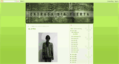 Desktop Screenshot of entradasinpuerta.blogspot.com