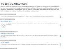 Tablet Screenshot of militarywifeslife.blogspot.com