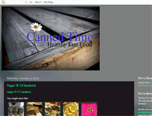 Tablet Screenshot of cannedtime.blogspot.com