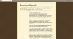 Desktop Screenshot of developinghumanity.blogspot.com
