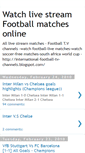 Mobile Screenshot of international-football-tv-channels.blogspot.com