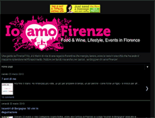 Tablet Screenshot of ioamofirenze.blogspot.com