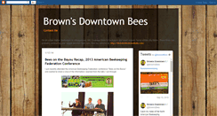 Desktop Screenshot of brownsdowntownbees.blogspot.com