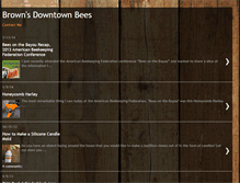 Tablet Screenshot of brownsdowntownbees.blogspot.com