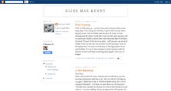 Desktop Screenshot of elisemaekenny.blogspot.com