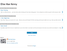 Tablet Screenshot of elisemaekenny.blogspot.com