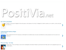 Tablet Screenshot of positiviacine.blogspot.com