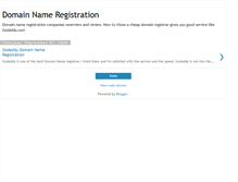 Tablet Screenshot of domainname-registration.blogspot.com