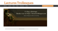 Desktop Screenshot of lecturestrollesques.blogspot.com