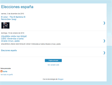 Tablet Screenshot of eleccionesespaa.blogspot.com