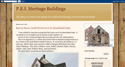 Desktop Screenshot of peiheritagebuildings.blogspot.com