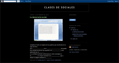 Desktop Screenshot of clasesdesocialesparantodos.blogspot.com